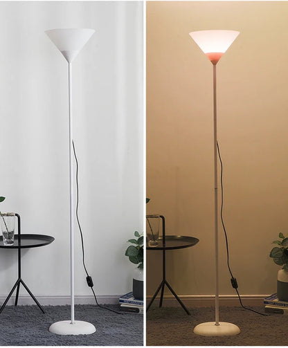 Creative LED Floor Lamp Black White Lamp Body Is Suitable For Indoor Lighting Decorative Lamp In Living Room, Bedroom And Study