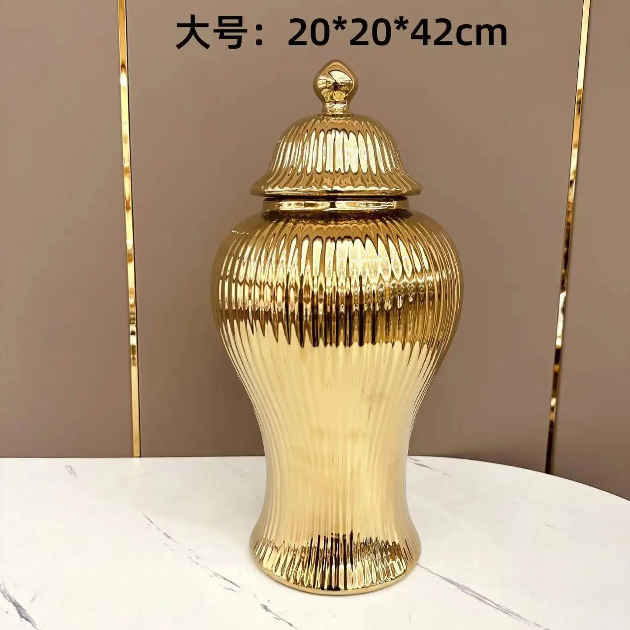 European Ceramic Jar Vase