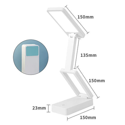 Folding LED Desk Lamp Rechargeable Battery Specific Eye Protector Dormitory Portable Large Table Lamp CapacityLed Night Lights