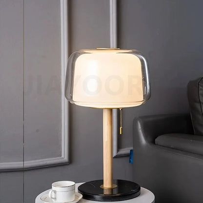 Modern Creative Glass Floor Lamp Simple Sofa Side Decorative Lighting Living Room Bedroom Bedside Lamp LED Reading Desk Light