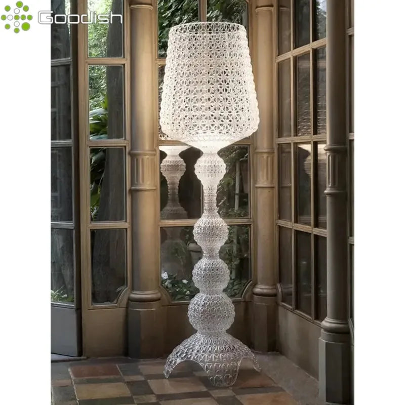 Japanese Medieval Retro Style Trophy Shaped LED Floor Lamp Art Design Lights for Living Dining Room Home Decoration Chandelier
