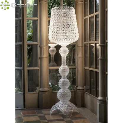 Japanese Medieval Retro Style Trophy Shaped LED Floor Lamp Art Design Lights for Living Dining Room Home Decoration Chandelier