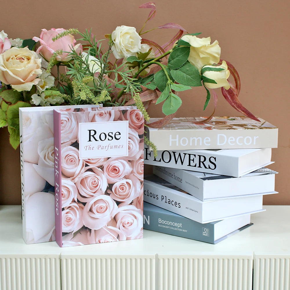 Luxury Decorative Fake Books – Nordic Coffee Table Storage Boxes