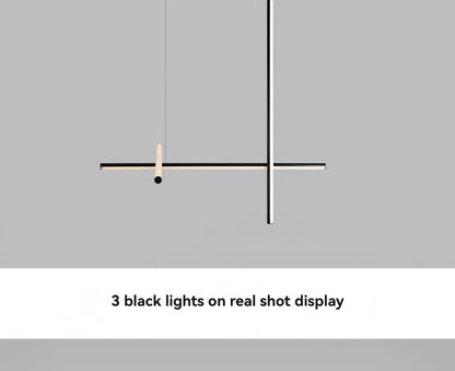 Italian Designer Tube Chandelier – Post-Modern LED Gold & Chrome Pendant Light