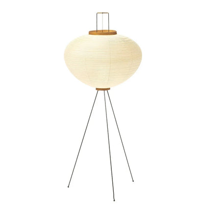 Simplified Japanese Xuan Paper Floor Lamp Bedroom Living Room Restaurant Decorative Lamp Retro Art Design Floor Lamp