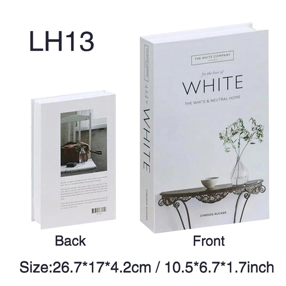 Luxury Decorative Fake Books – Nordic Coffee Table Storage Boxes