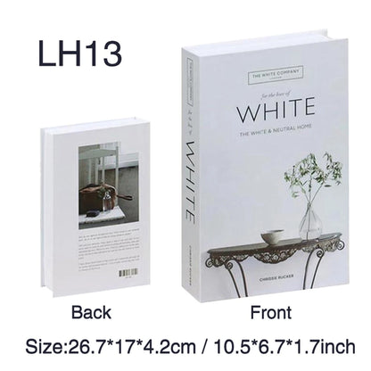 Luxury Decorative Fake Books – Nordic Coffee Table Storage Boxes