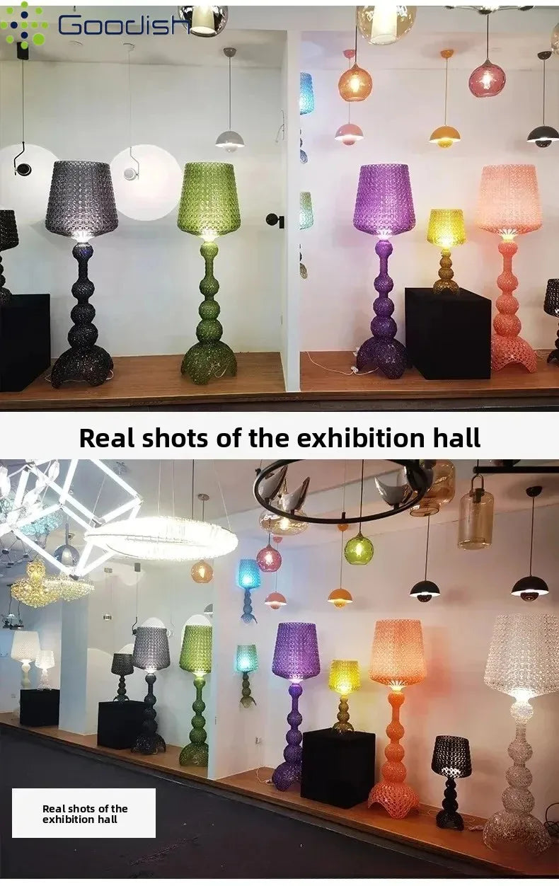 Japanese Medieval Retro Style Trophy Shaped LED Floor Lamp Art Design Lights for Living Dining Room Home Decoration Chandelier