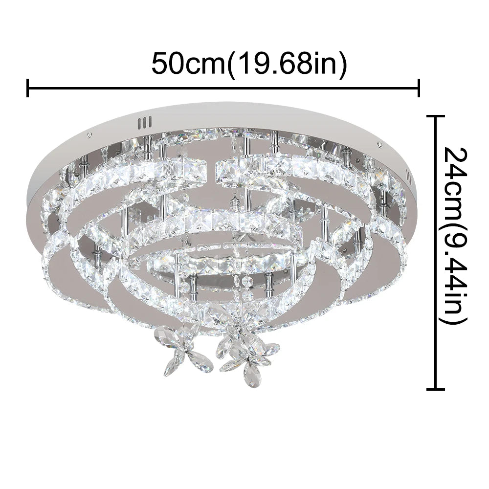 K9 Crystal Chandelier — Dimmable