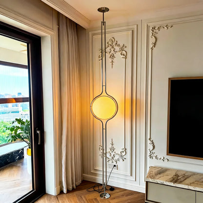 Italy Designer Led Floor Lamp White Ball 2.8 Stand Light for Living Room Hotel Led Chrome Metal Sofa Side Lounge Decoration Lamp