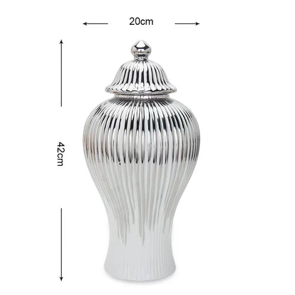European Ceramic Jar Vase