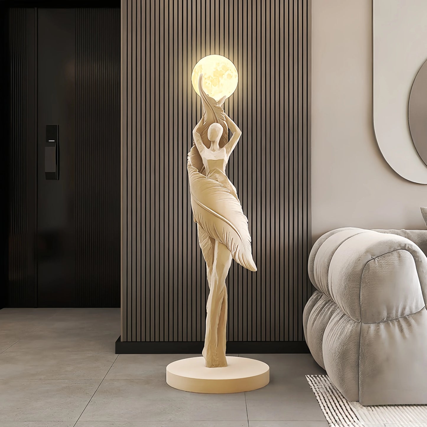 Modern Art Floor Lamp Home decoration Lights Living Room Bedroom Humanoid Atmosphere Lamps Couch High-End Sculpture LED Lighting