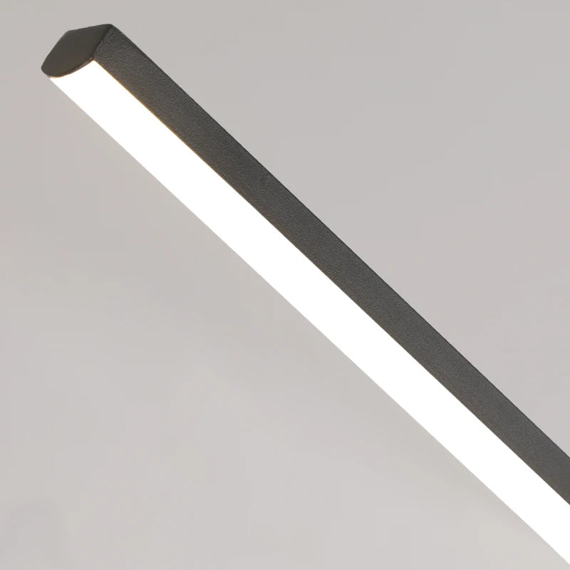 Modern Linear Pendant Light – Long Chandelier for Dining Room & Kitchen