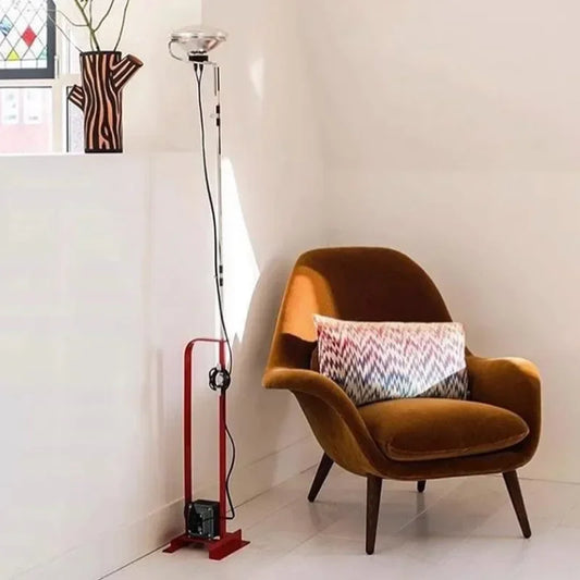 Nordic Iron Chromium Floor Lamp for Living Room Bedroom Bedside Sofa Side Standing Lamp Lighting Fixture