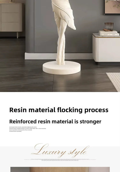 Modern Art Floor Lamp Home decoration Lights Living Room Bedroom Humanoid Atmosphere Lamps Couch High-End Sculpture LED Lighting