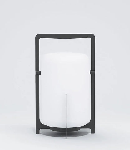 Modern Outdoor Indoor Floor Lamp White Acrylic Black Metal Lighting Floor Light For Garden Hotel Parlor Dining Room Bedroom