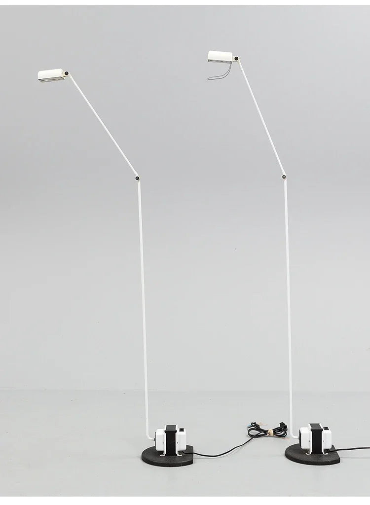 Modern Italian Design Floor Lamp Simple Retro Style Living Room Study Adjustable Swing Arm Reading Table Lamp Home Decor LED