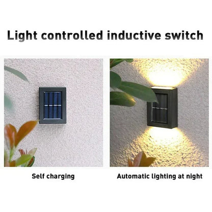Solar Up-Down Wall Spot Lights – Decorative Outdoor Accent Lighting