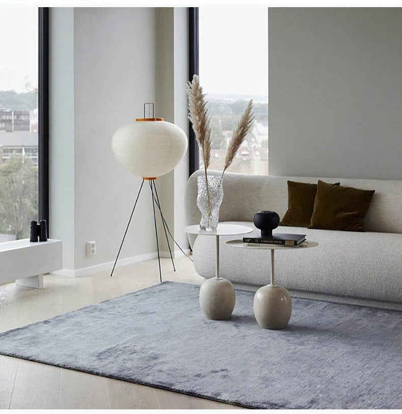 Simplified Japanese Xuan Paper Floor Lamp Bedroom Living Room Restaurant Decorative Lamp Retro Art Design Floor Lamp