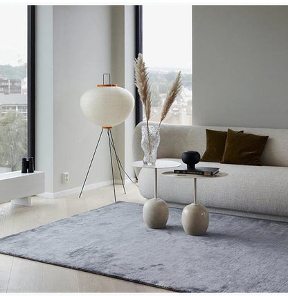 Simplified Japanese Xuan Paper Floor Lamp Bedroom Living Room Restaurant Decorative Lamp Retro Art Design Floor Lamp