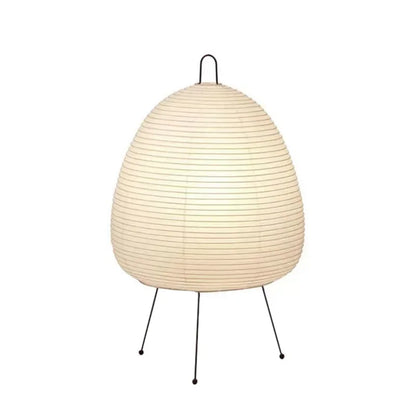Akari-Style Rice Paper Floor Lamp – Japanese Designer Standing Light