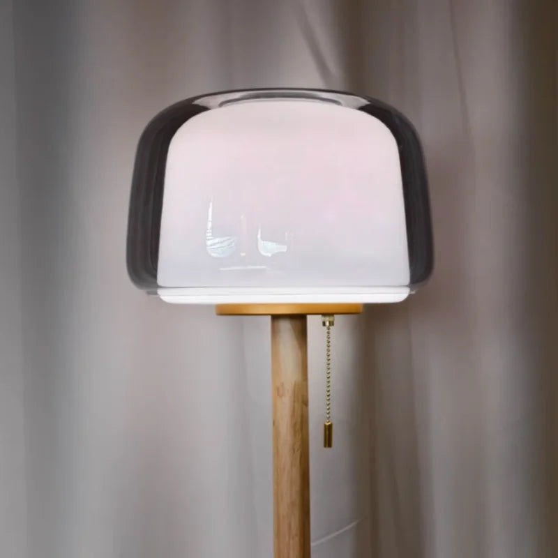 Modern Creative Glass Floor Lamp Simple Sofa Side Decorative Lighting Living Room Bedroom Bedside Lamp LED Reading Desk Light