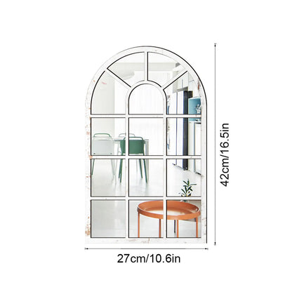 Arched Window Wall Mirror
