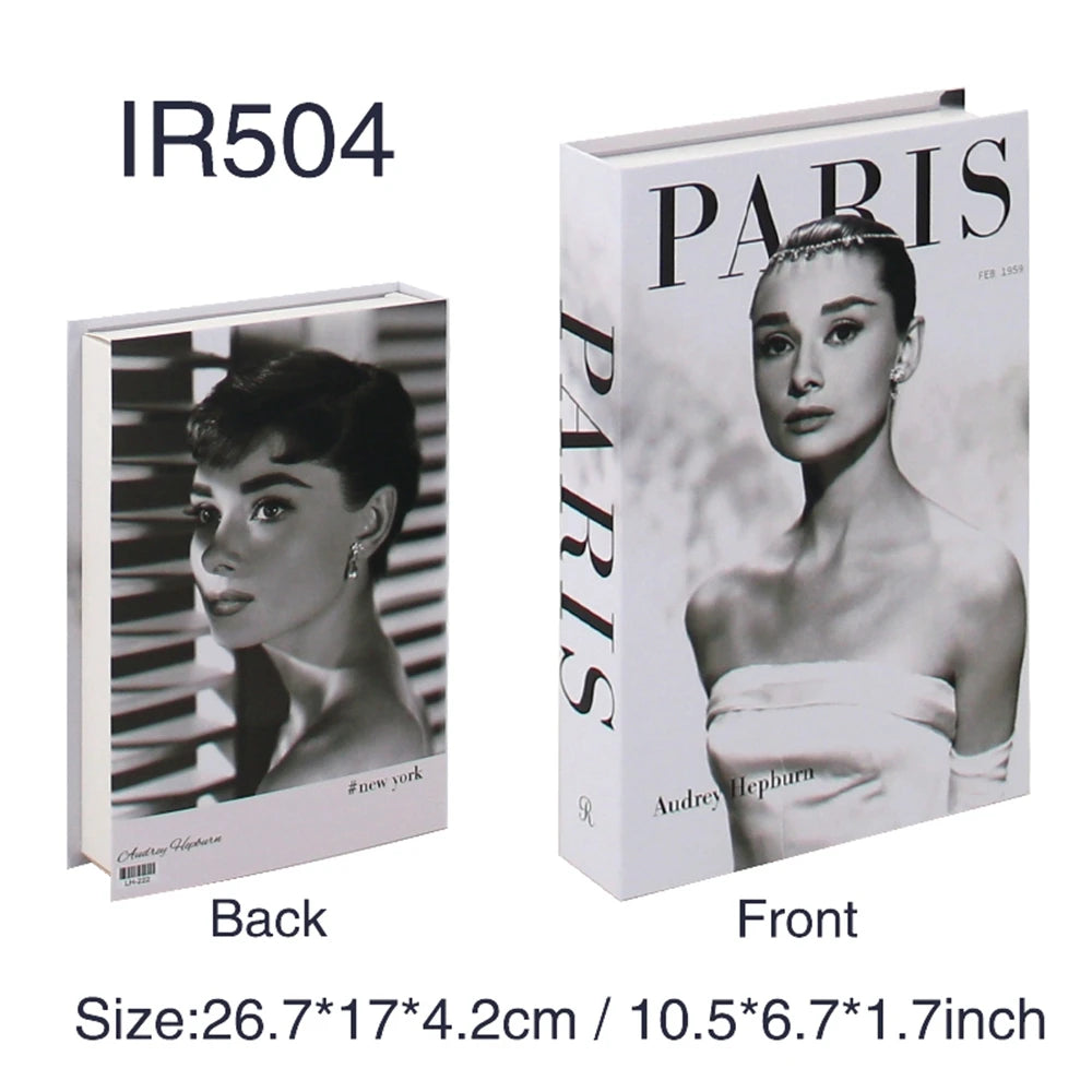Luxury Decorative Fake Books – Nordic Coffee Table Storage Boxes
