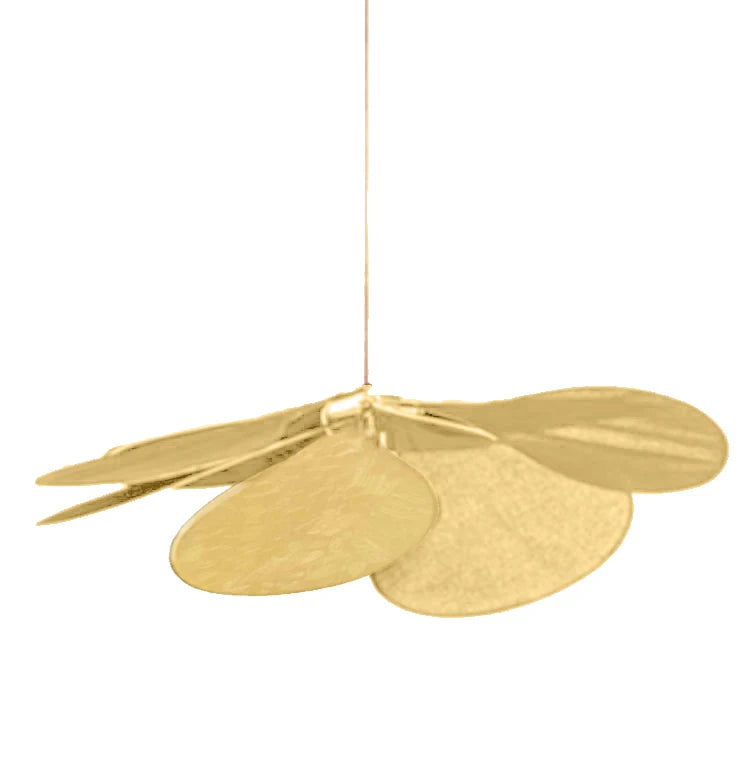 Colorful Petal Pendant Light – Fabric Flower Chandelier for Living Room & Bedroom