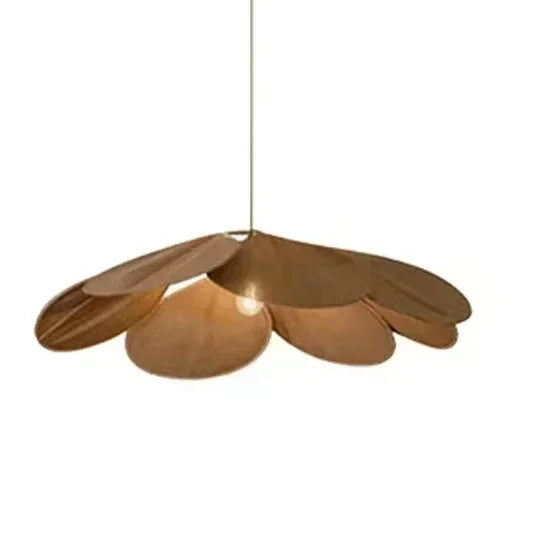 Colorful Petal Pendant Light – Fabric Flower Chandelier for Living Room & Bedroom