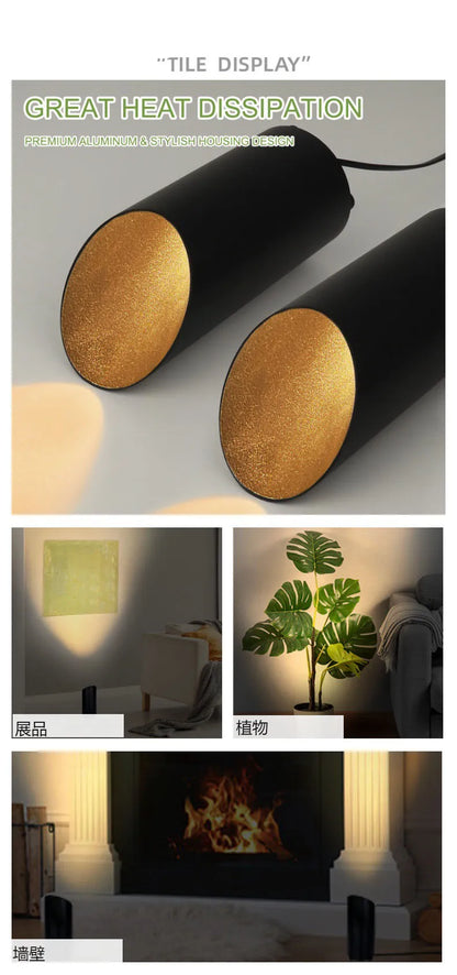 Indoor Floor Spotlights Light for Potted Plant/images Lighting Room Corner Ambient Decorate Spot Light Fixtures 5W Gu10 Bulb