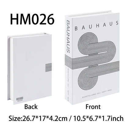 Luxury Decorative Fake Books – Nordic Coffee Table Storage Boxes