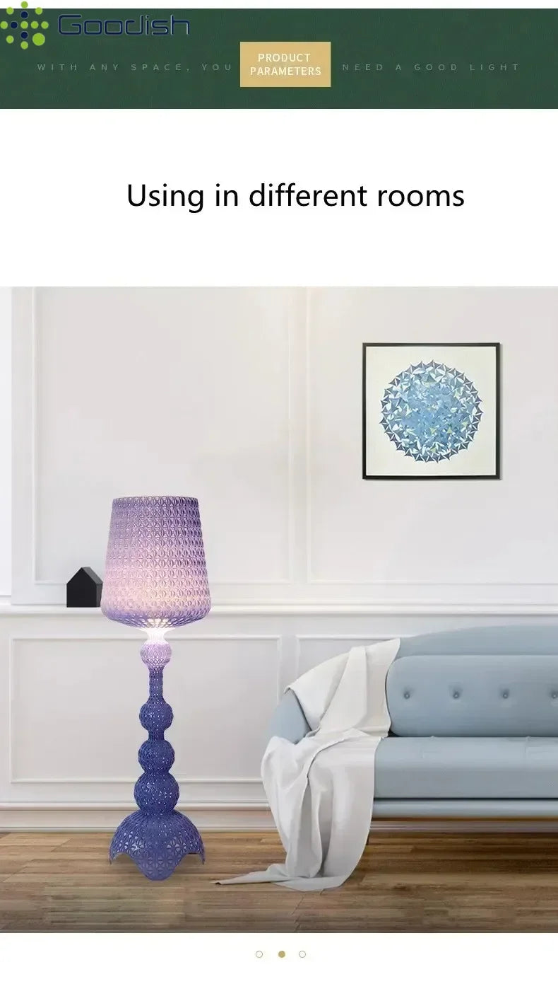Japanese Medieval Retro Style Trophy Shaped LED Floor Lamp Art Design Lights for Living Dining Room Home Decoration Chandelier