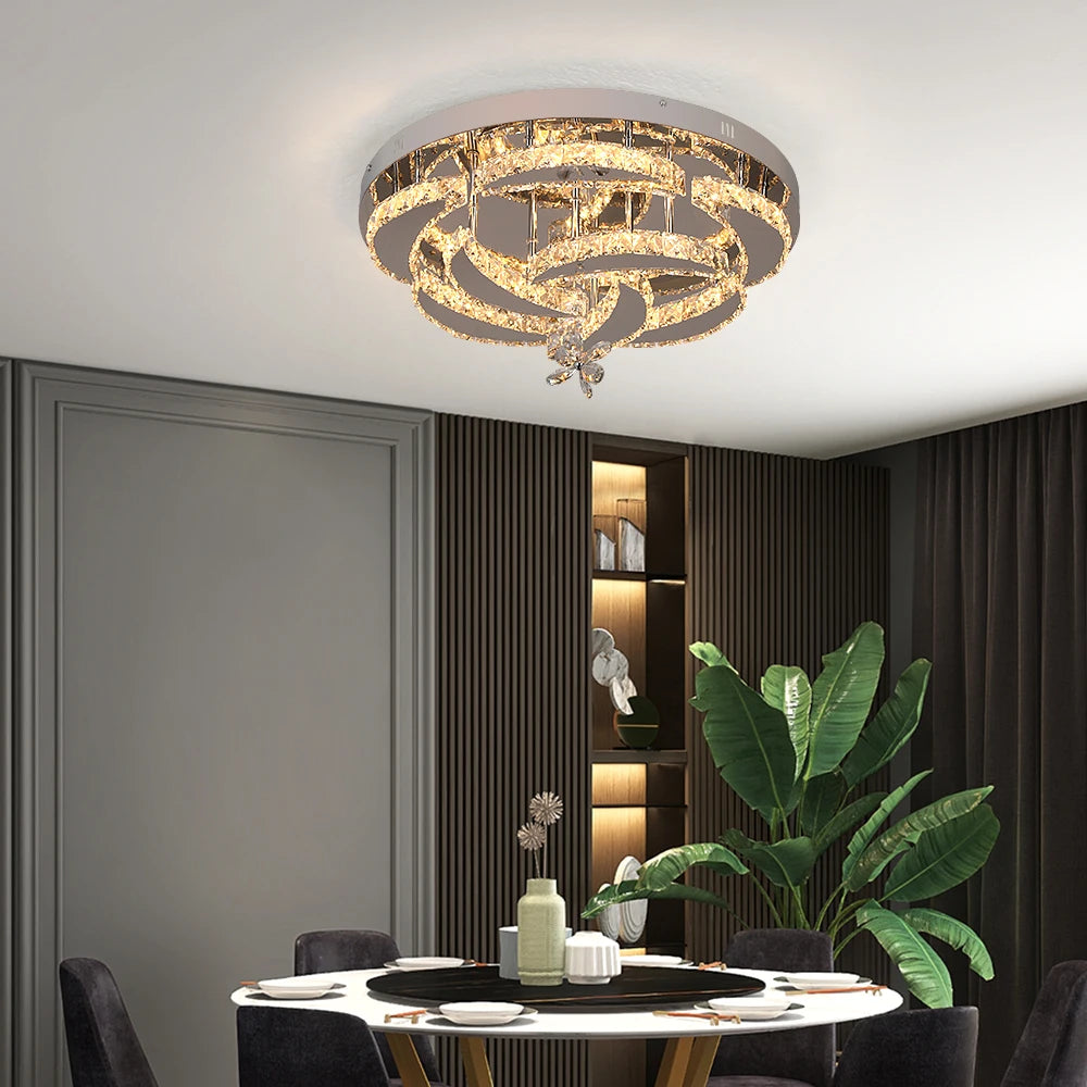 K9 Crystal Chandelier — Dimmable