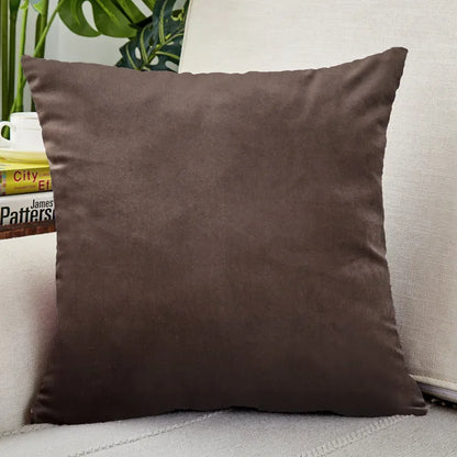 Solid Velvet Cushion Cover