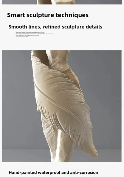 Modern Art Floor Lamp Home decoration Lights Living Room Bedroom Humanoid Atmosphere Lamps Couch High-End Sculpture LED Lighting