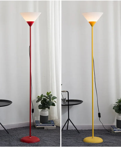 Creative LED Floor Lamp Black White Lamp Body Is Suitable For Indoor Lighting Decorative Lamp In Living Room, Bedroom And Study