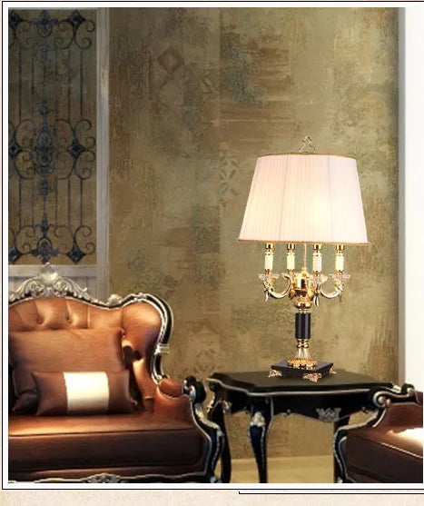 High Quality Luxury Fashion Black Crystal Table/Floor Lamp Bedroom Bedside Lamps Brief Modern Decoration Table Lamp