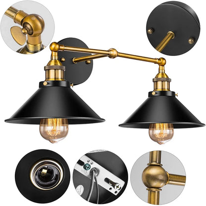 Vintage Loft Edison Pendant Light – Industrial Retro Chandelier for Living Room