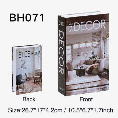 Luxury Decorative Fake Books – Nordic Coffee Table Storage Boxes