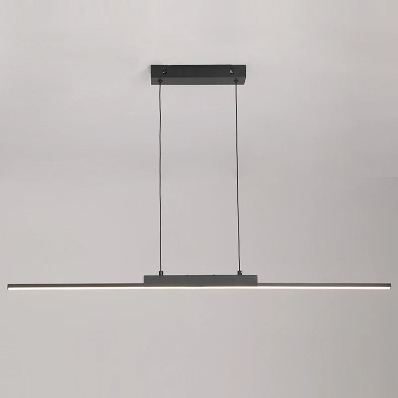Modern Linear Pendant Light – Long Chandelier for Dining Room & Kitchen