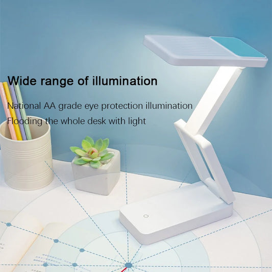 Folding LED Desk Lamp Rechargeable Battery Specific Eye Protector Dormitory Portable Large Table Lamp CapacityLed Night Lights
