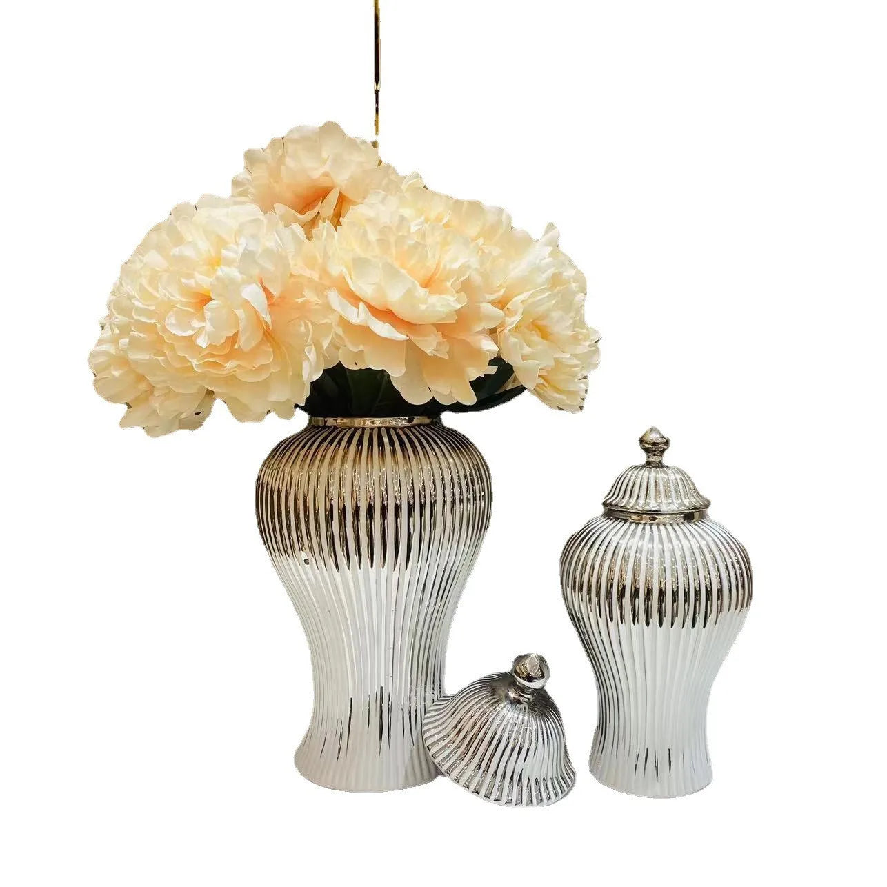 European Ceramic Jar Vase