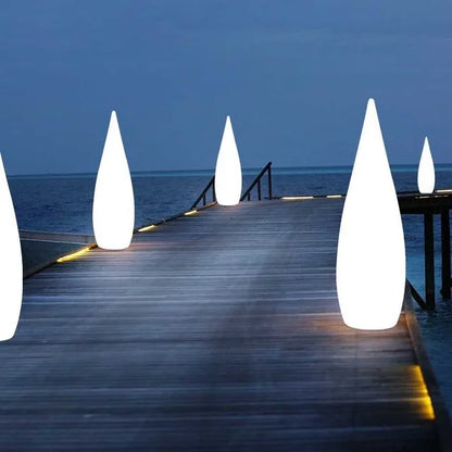 Creative Outdoor Waterproof Landscape Floor Lamp Shopping Mall Hotel Courtyard Villa Park Decoration Atmosphere Water Drop Light
