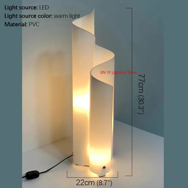 Nordic Floor Lamps Designer Modern Minimalist Glacier Flowing Light Desk Lamp  Artistic Desk Lamp Bedside Lamp