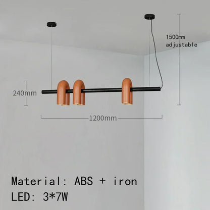 Nordic U-Shaped Art Chandelier – Designer LED Pendant Light for Living Room & Dining