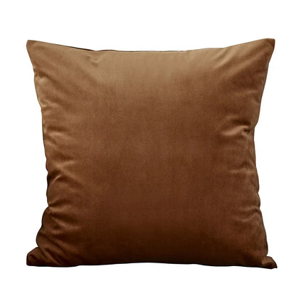 Solid Velvet Cushion Cover