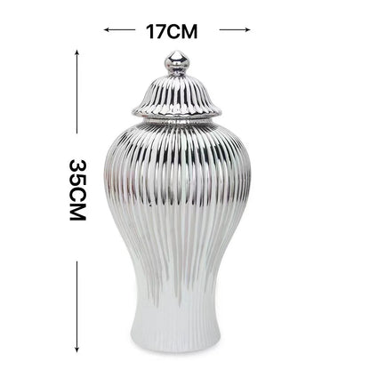 European Ceramic Jar Vase