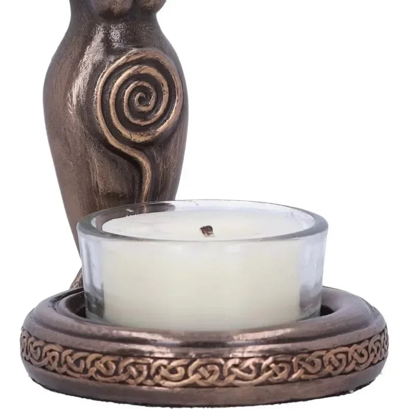 Resin Sculptural Candlestick