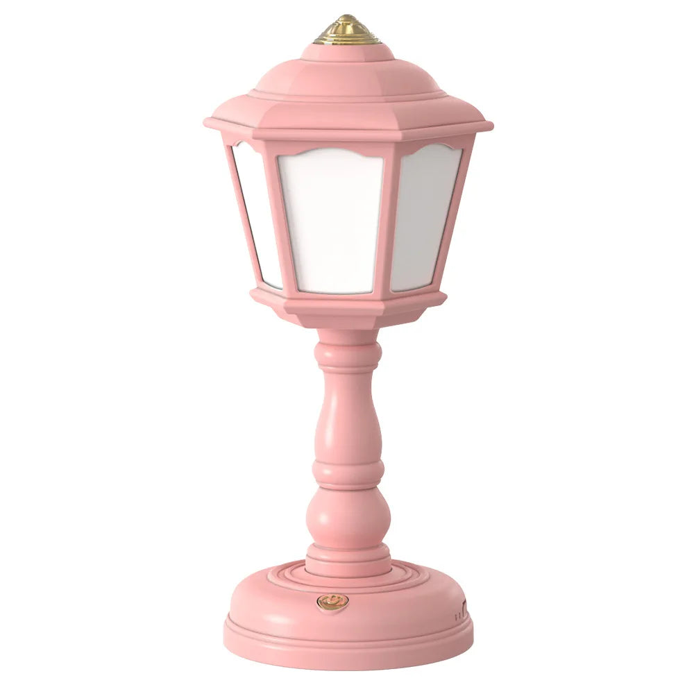 Mini Retro USB Rechargeable Night Light – Touch Candle Desk Lamp for Bedroom